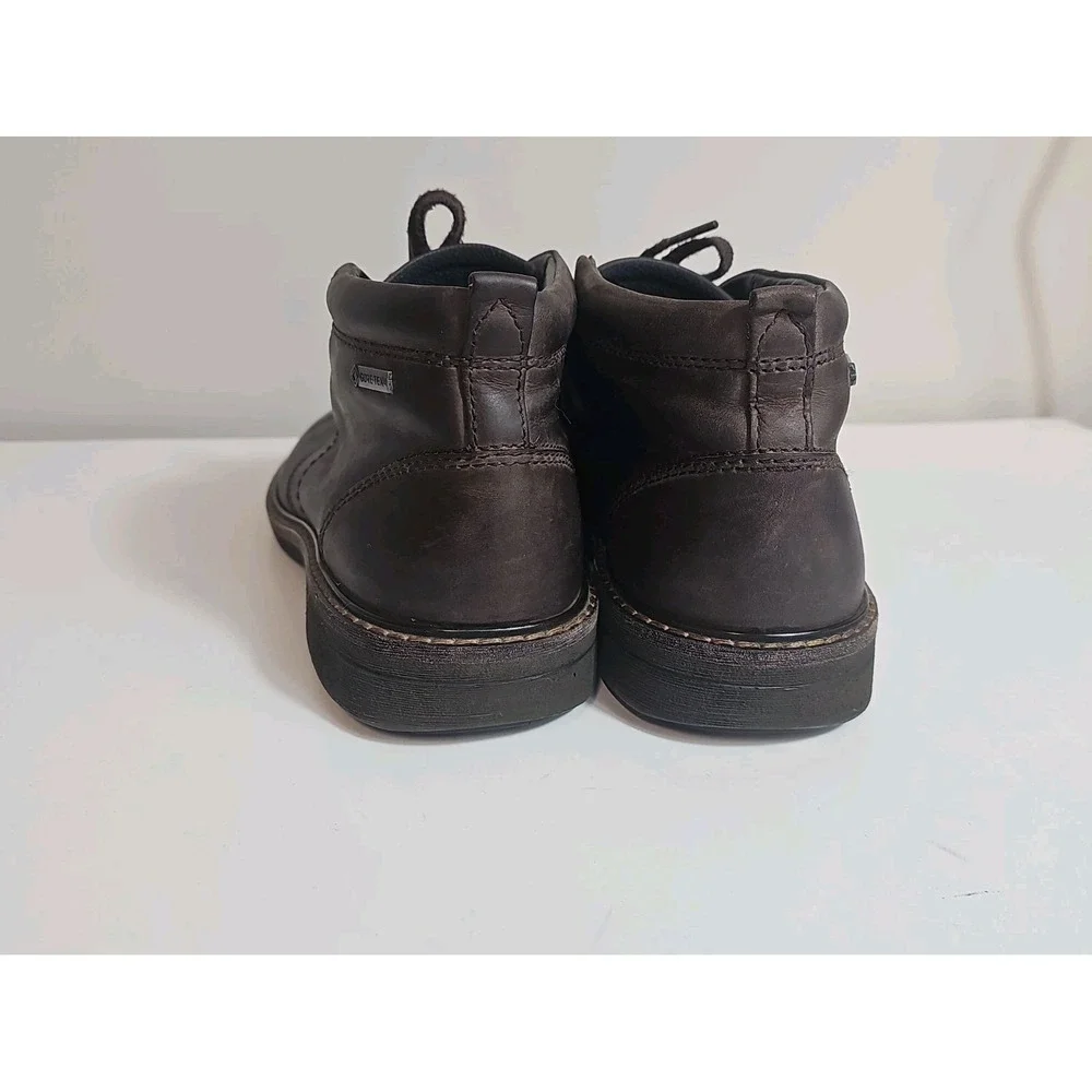 ECCO Turn Gore-Tex Chukka Boots Men's Sz EU 43/9-9.5 US Leather Waterproof